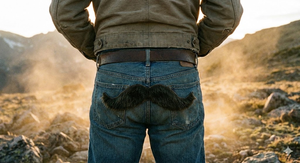 The Walrus - Bold butt moustache